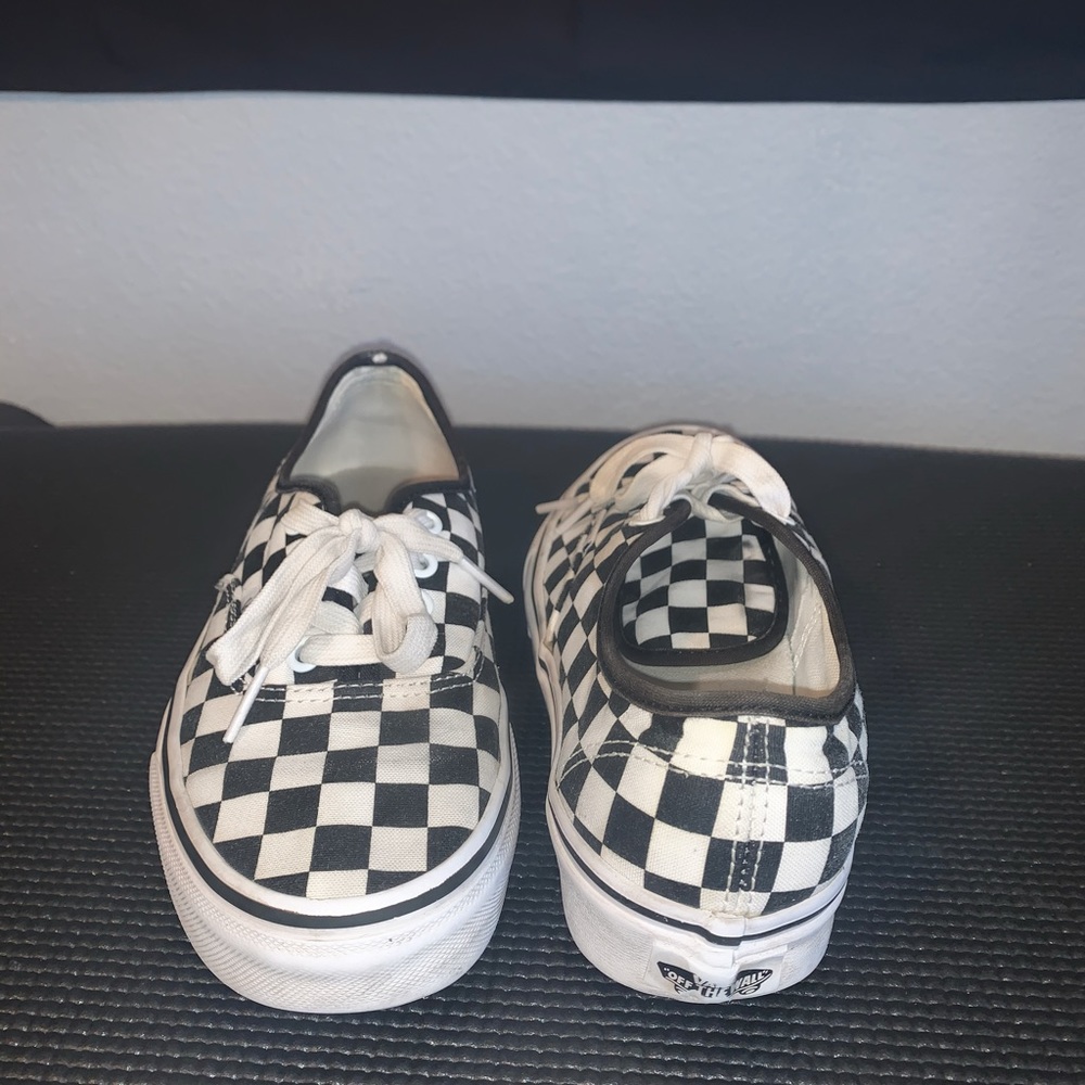 Golden Coast Authentic Checkered Vans